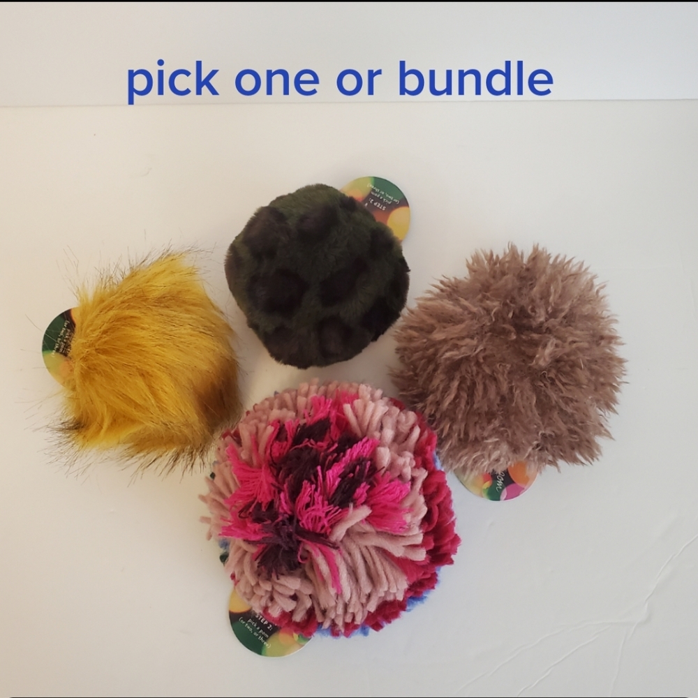 Anthropologie Pom Pom Hat Puff Pick a Pom NWT Each sold separately‎